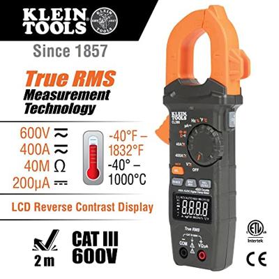 Klein Tools CL390 Multimeter Digitaal CAT III 600 V Weergave (counts): 4000