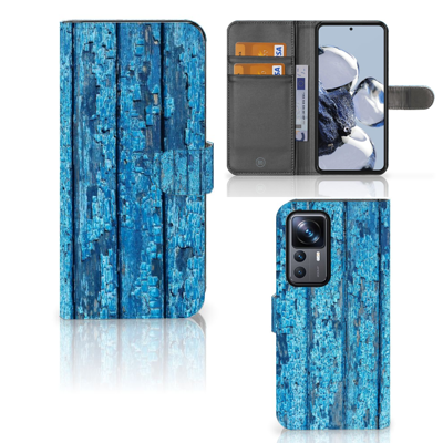 Xiaomi 12T | 12T Pro | Book Style Case | Wood Blue