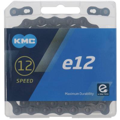 KMC ketting e12 blacktech, 1/2x11/128, 130 schakels, 5.2mm pin, 12-speed