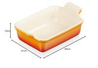 LE CREUSET - Aardewerk - Ovenschaal 19cm 1,10l Oranjerood - thumbnail