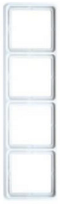 Jung CD584WW Afdekking Frame 4-voudig Alpine-wit 1 stuk(s)