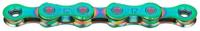 Ketting KMC X12 Waxed 126 schakels - aurora green - thumbnail