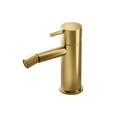 Hotbath Cobber Bidetmengkraan zonder Waste - Geborsteld Messing PVD - V01