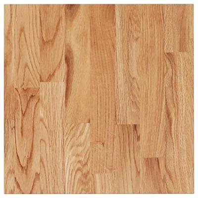 Tafelblad vierkant 40x40x1,5cm massief eiken lichtbruin