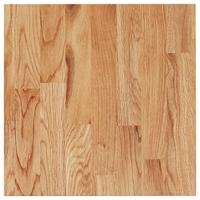 Tafelblad vierkant 40x40x1,5cm massief eiken lichtbruin - thumbnail