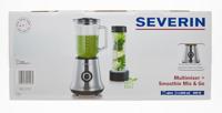 Severin SM3737 2in1 Blender Smoothie Multimixer RVS - thumbnail