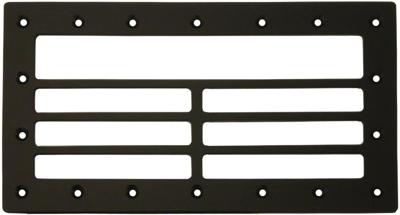 Voorzetrooster voor wandskimmer - 36 x 19,5 cm Voorzetrooster voor wandskimmer - 36 x 19,5 cm