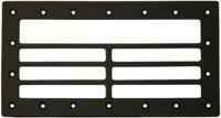 Voorzetrooster voor wandskimmer - 36 x 19,5 cm - thumbnail