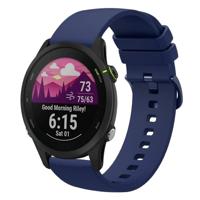Garmin Venu 3s / Vivoactive 4s / Venu 2s / Vivomove 3s / Forerunner 255s - Soft siliconen bandje - Donkerblauw - thumbnail