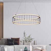 Searchlight Led hanglampCircolo Ø 57cm - 54214-1BK - thumbnail