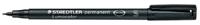 Viltstift staedtler ohp lumo sf 313 perm zwart - thumbnail