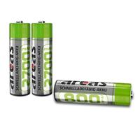 Battery Sales Europe Oplaadbare batterijen arcas rechargeable nimh aa/hr6 800mah, 2st. - thumbnail