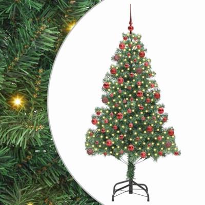 VidaXL Kerstboom met 300 led met standaard groen 180 cm pvc