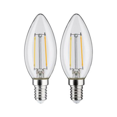 Paulmann 28855 LED-lamp Energielabel F (A - G) E14 2.7 W Warmwit (Ø x h) 35 mm x 97 mm 2 stuk(s)