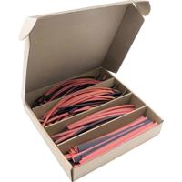 Quadrios 19011CA094 Krimpkous assortiment Zwart, Rood Krimpverhouding:2:1 200 onderdelen - thumbnail