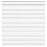 VidaXL Zebra blind 150x100 cm stofbreedte 145,9 cm polyester wit - thumbnail