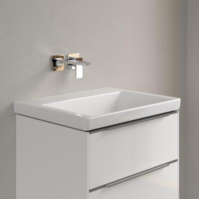Wastafel Villeroy & Boch Subway 3.0 Geen Kraangat Geen Overloop 60x47x16.5 cm Wit Alpin