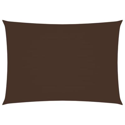 VidaXL Zonnescherm rechthoekig 3x4 m oxford stof bruin VidaXL Zonnescherm rechthoekig 3x4 m oxford stof bruin