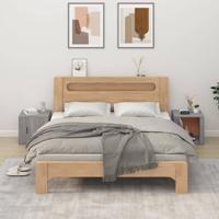 Nachtkastjes 2 st 50x39x47 cm grijs sonoma eikenkleurig - thumbnail