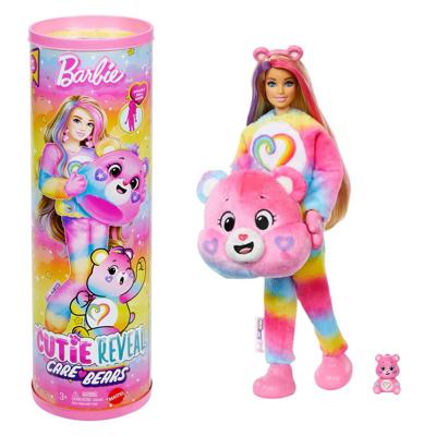 Barbie - Barbie Cutie Reveal Care Bears-pop - Met 10 verrassingen - Barbie - JFV60