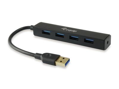 Hub USB Equip Zwart Hub USB Equip Zwart