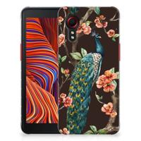 Samsung Galaxy Xcover 5 | TPU Hoesje | Pauw met Bloemen - thumbnail