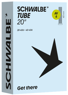 SCHWALBE binnenband av6 20" 28/40-406 av 40mm
