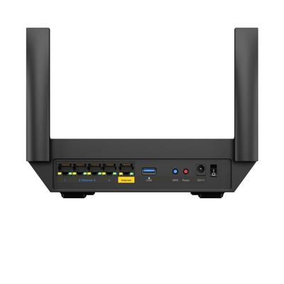 Linksys Hydra 6 dual-band Mesh WiFi 6-router (AX3000) - Draadloze gamingrouter met snelheden tot 3 Gbps, ondersteunt meer dan 25 apparaten en 185 m2 dekking - Werkt met het Linksys Mesh WiFi-systeem