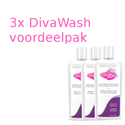 3 x DivaWash voordeelpak