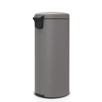 Brabantia pedaalemmer Newlcon 30 liter mineral concrete grey - thumbnail