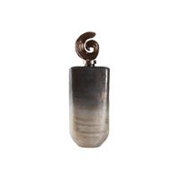 Vaas DKD Home Decor Multicolour Aluminium Kristal 19 x 12 x 55 cm - thumbnail