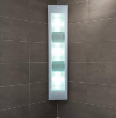 Combi White UV En Infrarood Opbouwapparaat 29X144X22.8 cm Aluminium Sunshower