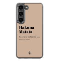 Samsung Galaxy S23 Plus hybride hoesje - Hakuna matata - thumbnail