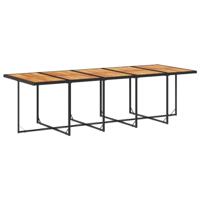 15-delige Tuinset met kussens poly rattan zwart - thumbnail