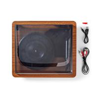 Platenspeler 9W bruin - thumbnail