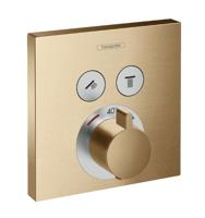 Hansgrohe Thermostaat Afbouwdeel ShowerSelect Voor 2 Functies Geborsteld Brons - thumbnail