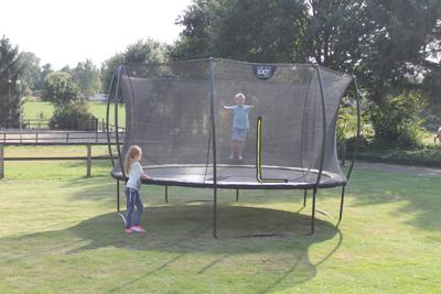 Exit Silhouette trampoline met net - Ø 305 cm- Zwart