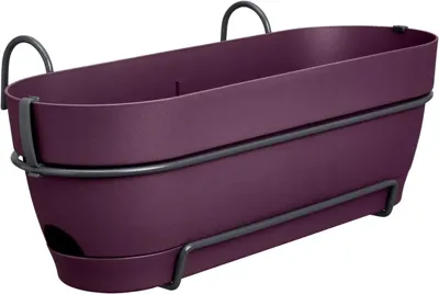 elho plantenbak vibia campana balkonbak allin1 d50 h17cm Esdoorn paars
