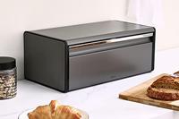 Brabantia Broodtrommel met Klepdeksel Platinum - thumbnail