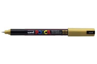Uni Posca marker pc-1mr goud - extra fine 0,7mm