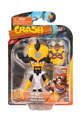 Crash Bandicoot - Dr Neo with Ukauka Mask Figure