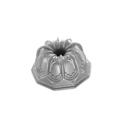 Nordic Ware Tulband / Bakvorm - Cathedral Bundt Zilver - Gietaluminium - ø 25 cm / 2.1 liter