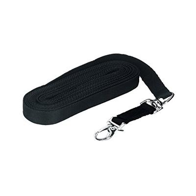 Longeerlijn lux zwart met muskuton