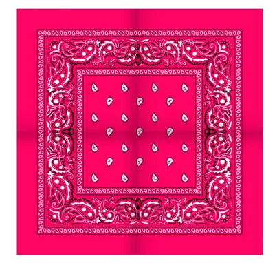 Boerenzakdoek Rain drop 54x54 - Rode zakdoek