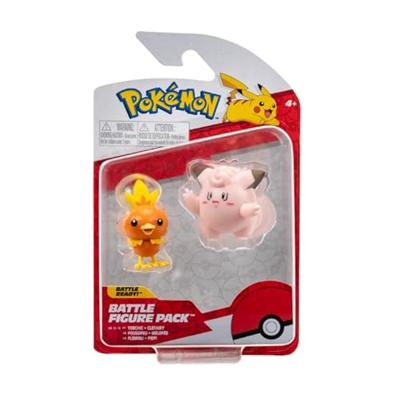 Pokemon Battle Figure Pack - Torchic & Clefairy