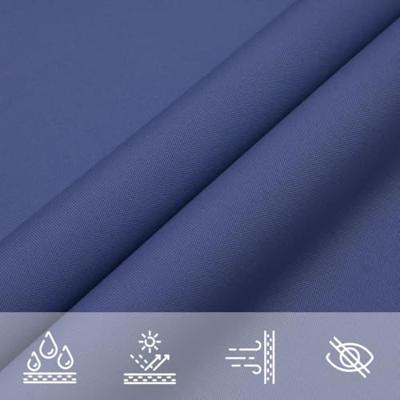 VidaXL Zonnescherm vierkant 3,6x3,6 m oxford stof blauw - thumbnail