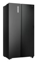 Etna AKV678ZWA Amerikaanse koelkast Zwart - thumbnail