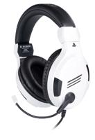 BIG BEN PS4OFHEADSETV3WHITE hoofdtelefoon/headset Hoofdband 3,5mm-connector Zwart, Wit - thumbnail