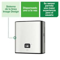 TORK 460001 Image Line Handdoekdispenser Metaal, Kunststof Zilver 1 stuk(s) - thumbnail