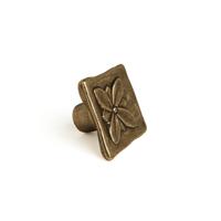 Deurknop Rei 1119 Gouden Metaal 4 Stuks Versleten (33 x 33 mm) - thumbnail